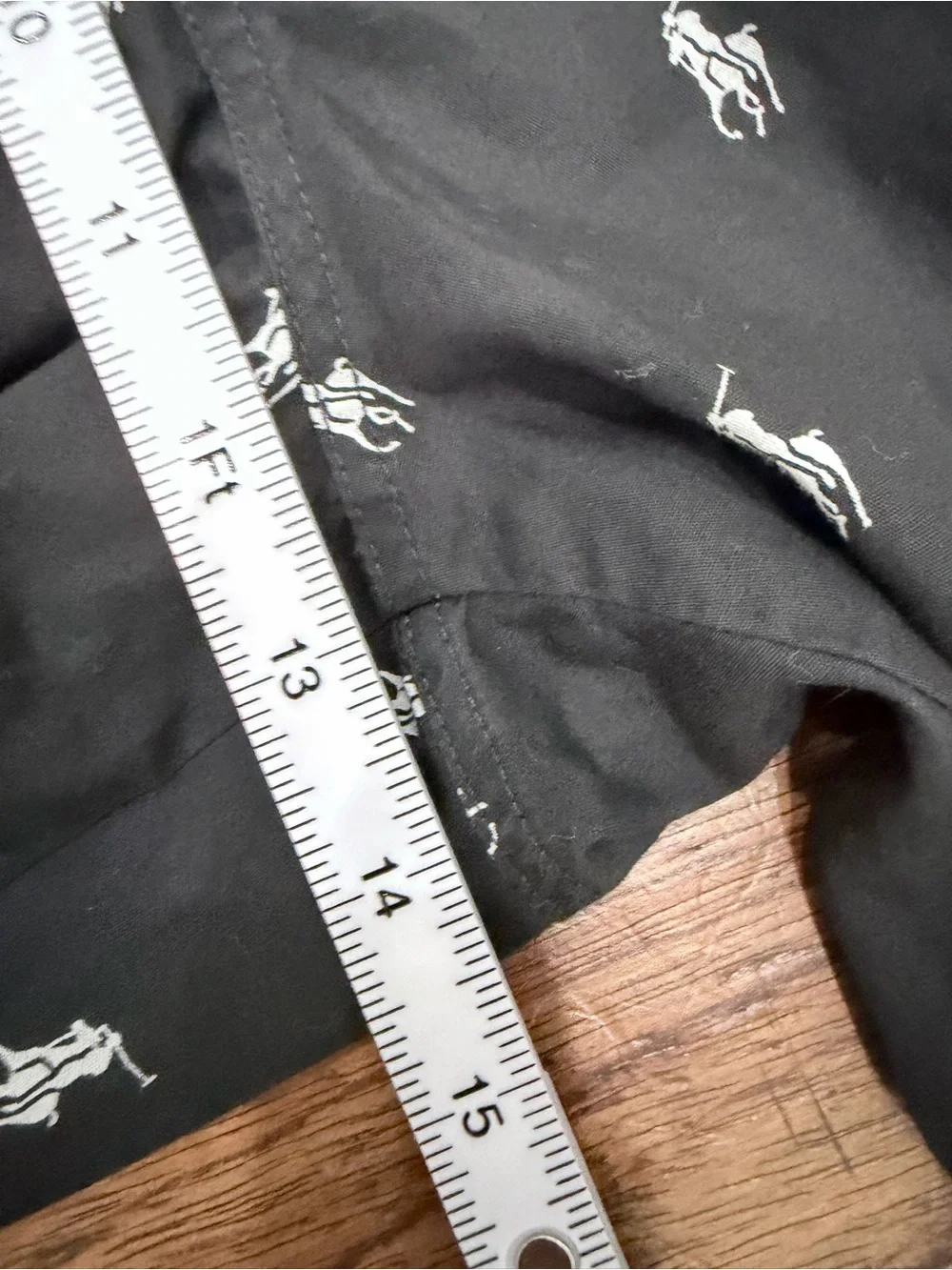 Polo Ralph Lauren Mens XL Pajama Lounge Pants Black Pony Logo Print 100% Cotton